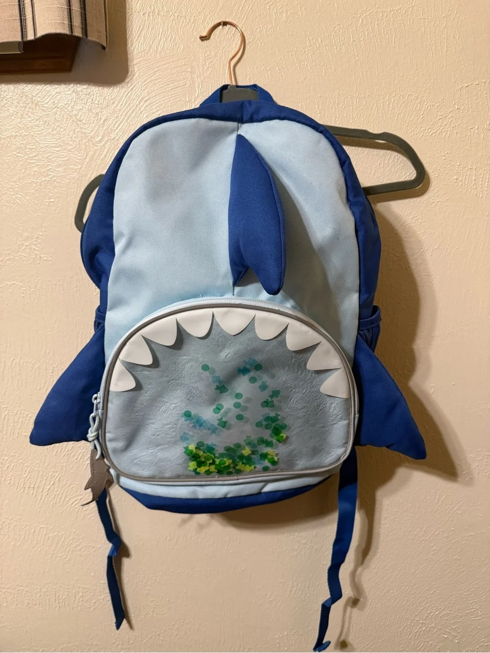 Kids Shark Backpack in Light Blue and Blue - Brand Unspecified
